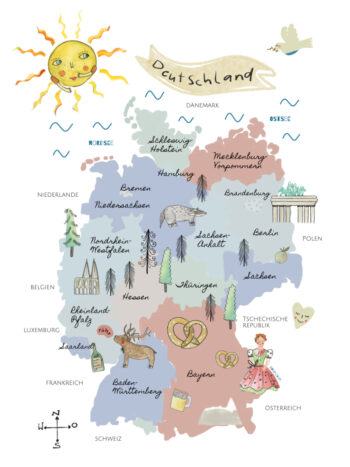 Deutschland-Illustration