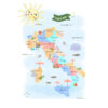 Italien-Illustration ohne Rahmen