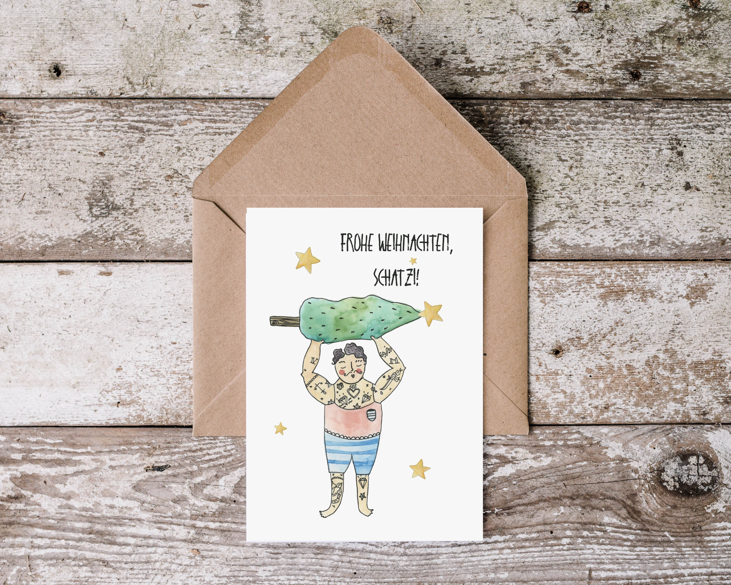 Frohe Weihnachten - Schatzi