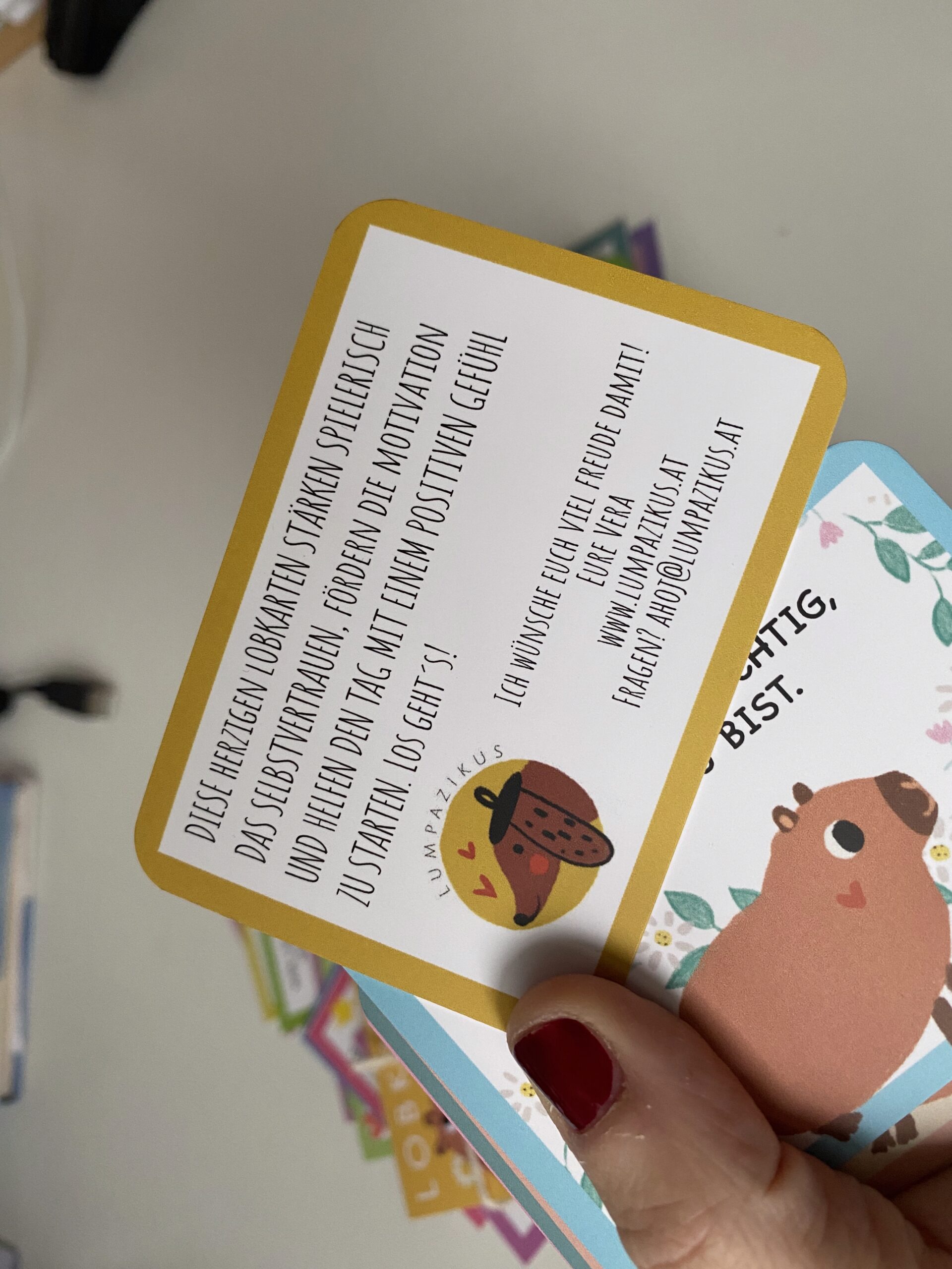 Lobkarten für die Jausenbox – Bild 2